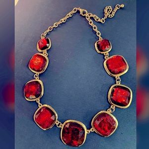 Red foil statement piece